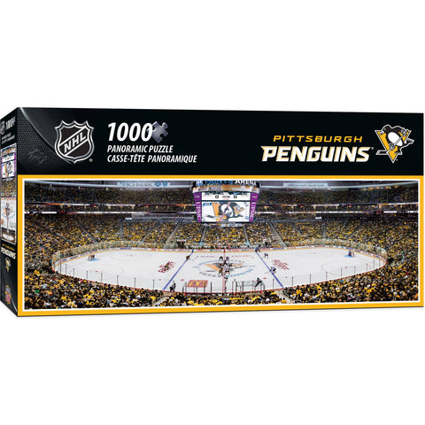 Pittsburgh Penguins Puzzle - 1000 Piece Panoramic Jigsaw | NHL Hockey Arena Jigsaw Puzzles - YinzerShop