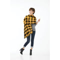 Pittsburgh Penguins Scarf – Plaid Blanket Scarf with Retro Chenille Patch & Fringe Edge Scarf - YinzerShop