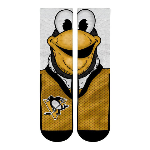 Pittsburgh Penguins - Split Face Mascot Socks - YinzerShop