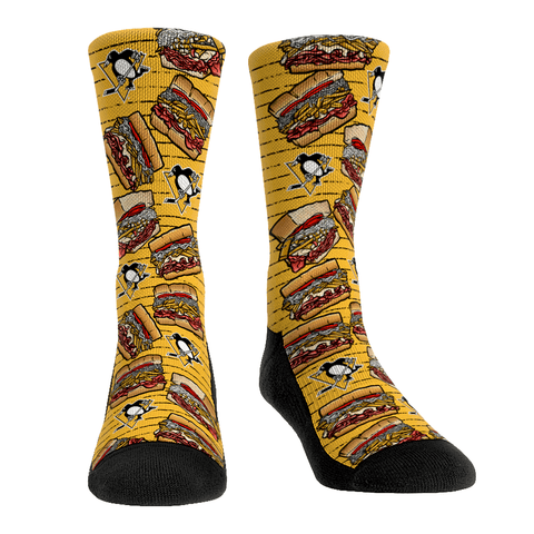 Pittsburgh Penguins - Stacked Sandwich Socks - YinzerShop