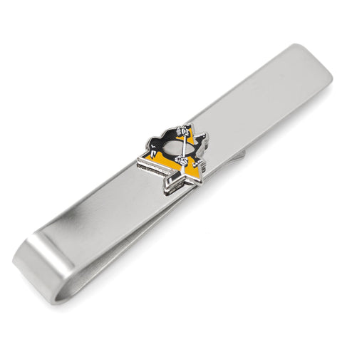 Pittsburgh Penguins Tie Bar – Official NHL Tie Clip | Polished Metal Accessory Tie Bar - YinzerShop