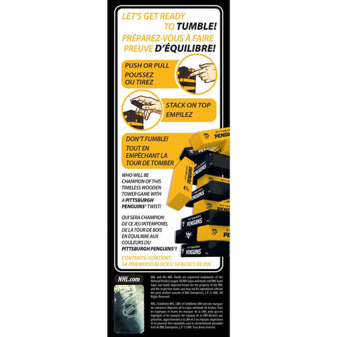 Pittsburgh Penguins Tumble Tower Classic Games - YinzerShop