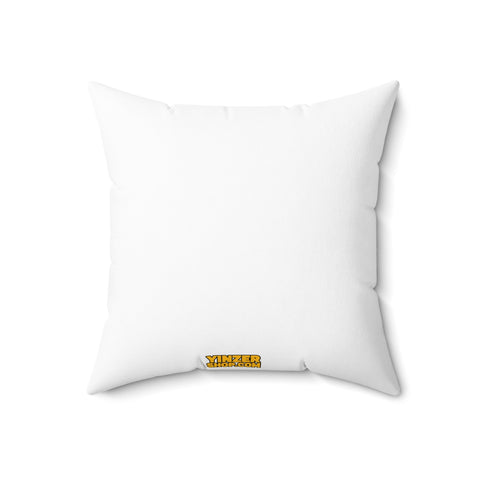 Pittsburgh Pennsylvania Graphic Street Map Square Pillow Home Decor - YinzerShop