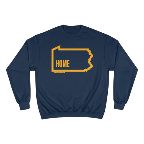 Pittsburgh, Pennsylvania, Home - Champion Crewneck Sweatshirt Sweatshirt - YinzerShop