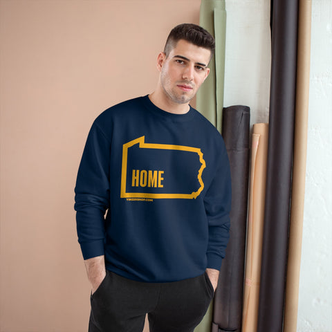 Pittsburgh, Pennsylvania, Home - Champion Crewneck Sweatshirt Sweatshirt - YinzerShop