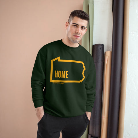 Pittsburgh, Pennsylvania, Home - Champion Crewneck Sweatshirt Sweatshirt - YinzerShop