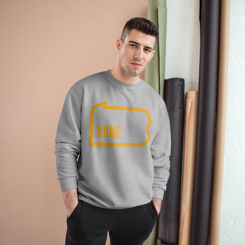 Pittsburgh, Pennsylvania, Home - Champion Crewneck Sweatshirt Sweatshirt - YinzerShop