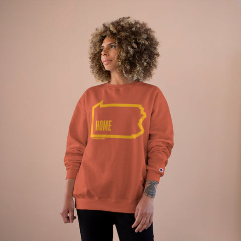 Pittsburgh, Pennsylvania, Home - Champion Crewneck Sweatshirt Sweatshirt - YinzerShop