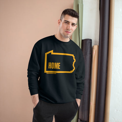 Pittsburgh, Pennsylvania, Home - Champion Crewneck Sweatshirt Sweatshirt - YinzerShop