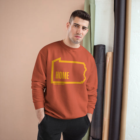 Pittsburgh, Pennsylvania, Home - Champion Crewneck Sweatshirt Sweatshirt - YinzerShop