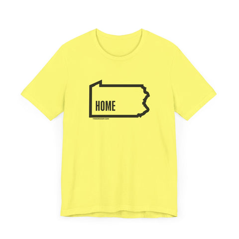 Pittsburgh, Pennsylvania, Home - Short Sleeve Tee T-Shirt - YinzerShop