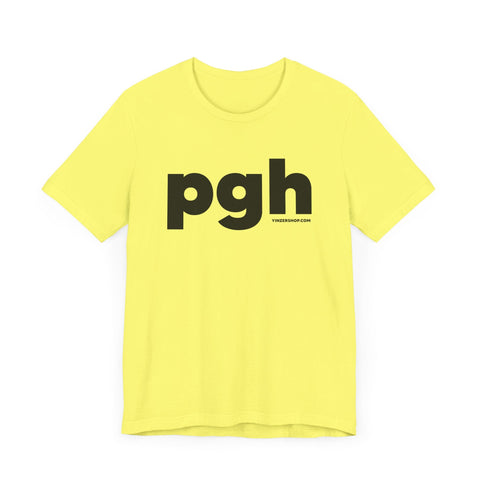 Pittsburgh PGH T-Shirt - Short Sleeve Tee T-Shirt - YinzerShop