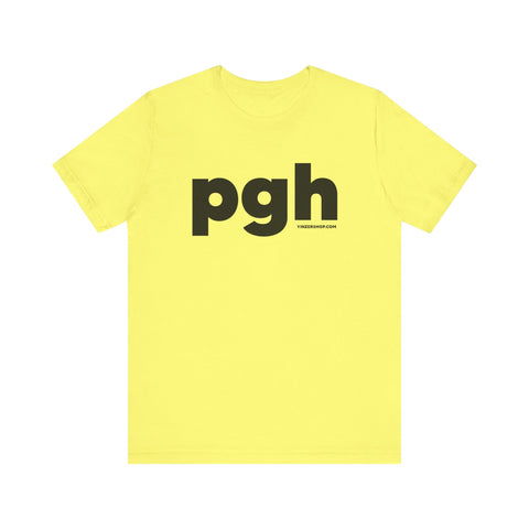 Pittsburgh PGH T-Shirt - Short Sleeve Tee T-Shirt - YinzerShop