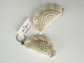 Pittsburgh Pierogi Keychain – Hand Crocheted Soft Pierogi Charm With Silver Key Chain Key Chain - YinzerShop