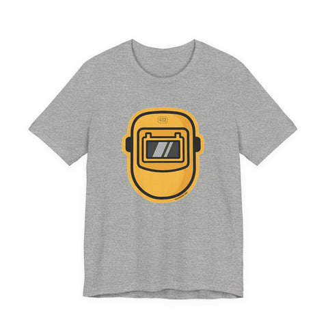 Pittsburgh Pirate fan Hoist the Cone & Welding Helmet T-shirt - Front & Back Print T-Shirt - YinzerShop