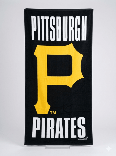 Pittsburgh Pirates Beach or Bath Towel – 30" x 60" Officially Licensed MLB Cotton Towel Beach Towel - YinzerShop