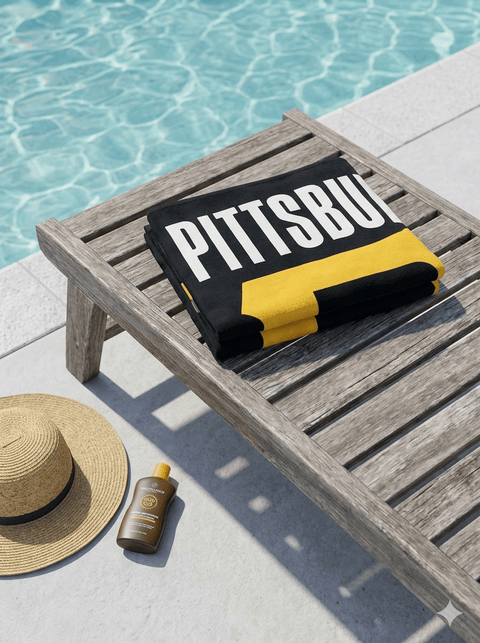 Pittsburgh Pirates Beach or Bath Towel – 30" x 60" Officially Licensed MLB Cotton Towel Beach Towel - YinzerShop