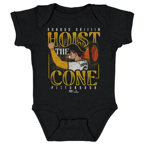 Pittsburgh Pirates Bodysuit - Konnor Griffin Baby One-Piece | Midweight Cotton Romper Baby Onesie - YinzerShop
