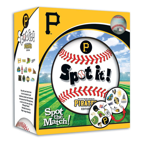 Pittsburgh Pirates Card Game - Official MLB Spot It Matching Fun for Families Card Games - YinzerShop
