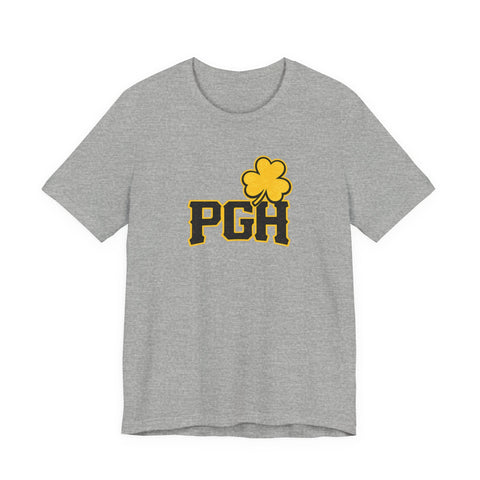 Pittsburgh Pirates Clover - Unisex Jersey Short Sleeve Tee T-Shirt - YinzerShop