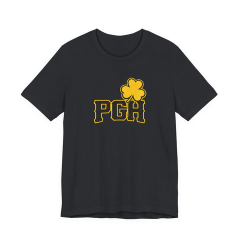 Pittsburgh Pirates Clover - Unisex Jersey Short Sleeve Tee T-Shirt - YinzerShop