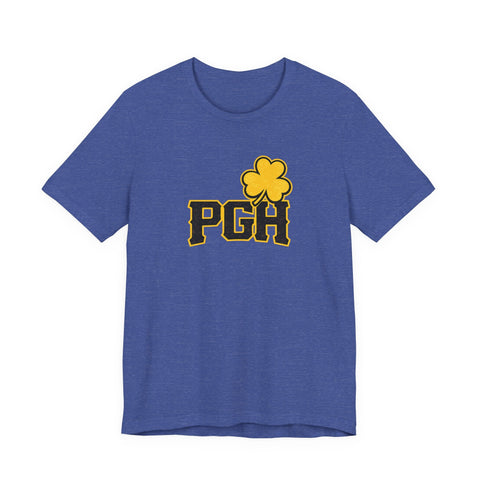 Pittsburgh Pirates Clover - Unisex Jersey Short Sleeve Tee T-Shirt - YinzerShop