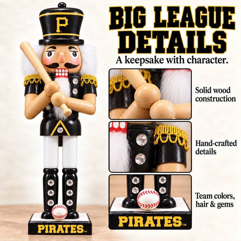 Pittsburgh Pirates - Collectible Nutcracker Decor - YinzerShop