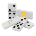 Pittsburgh Pirates Dominoes - Official MLB Resin Domino Pieces & Collectible Tin Classic Games - YinzerShop
