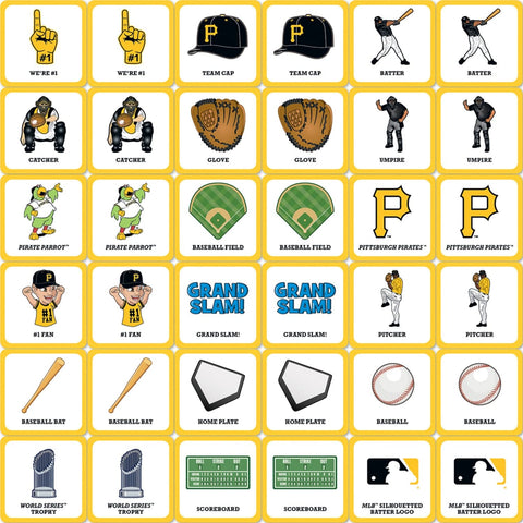 Pittsburgh Pirates Matching Game - Official MLB Card Game With Durable Playing Cards Card Games - YinzerShop