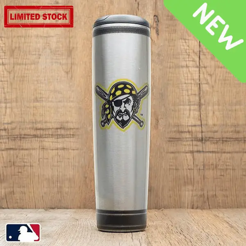 Pittsburgh Pirates Metal Dugout Mug | Stainless Steel Baseball Bat Mug Mug Dugout Mugs®   