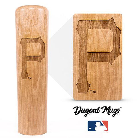 Pittsburgh Pirates Mug | Official MLB Licensed Wooden Baseball Bat Mug MLB Teams - Dugout Mug - YinzerShop