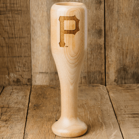 Pittsburgh Pirates "P" Wined Up® | Baseball Bat Wine Mug Collective Wine Glass - YinzerShop