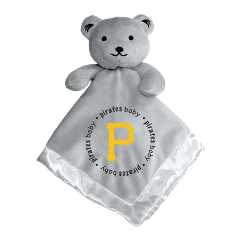 Pittsburgh Pirates Security Bear - Soft Baby Comforter Plush With Embroidered Team Logo Plush Toys - YinzerShop