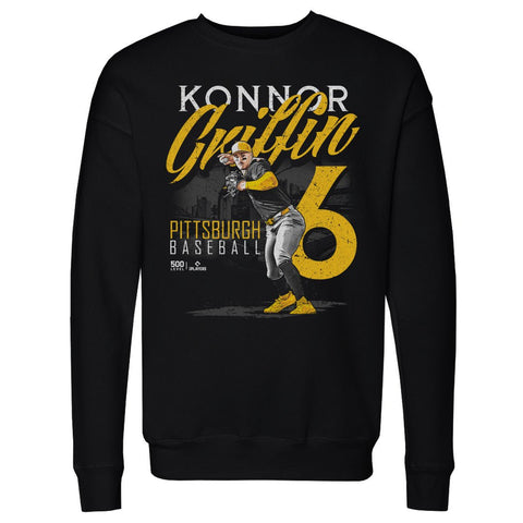 Pittsburgh Pirates Sweatshirt Konnor Griffin Crewneck Long Sleeve Midweight Men's Crewneck Sweatshirt - YinzerShop