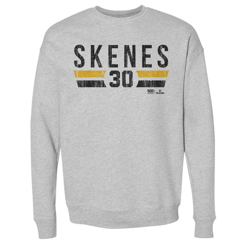 Pittsburgh Pirates Sweatshirt - Paul Skenes Crewneck Long Sleeve Midweight Cotton Blend Men's Crewneck Sweatshirt - YinzerShop