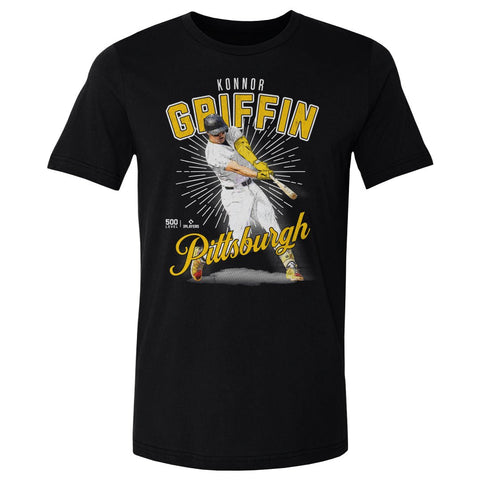Pittsburgh Pirates T-Shirt - Konnor Griffin Crewneck Cotton Short Sleeve Tee Men's Cotton T-Shirt - YinzerShop