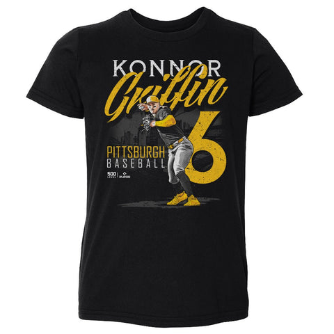 Pittsburgh Pirates T-Shirt Konnor Griffin Kids Crewneck Short Sleeve Shirt Kids T-Shirt - YinzerShop