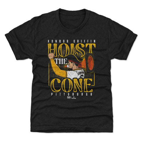 Pittsburgh Pirates T-Shirt Konnor Griffin Kids Crewneck Short Sleeve Tee Kids T-Shirt - YinzerShop