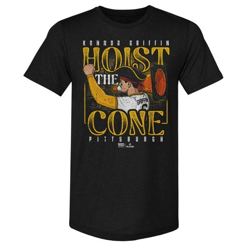 Pittsburgh Pirates T-Shirt | Konnor Griffin Slim Fit Crewneck Tee - Lightweight Men's Premium T-Shirt - YinzerShop