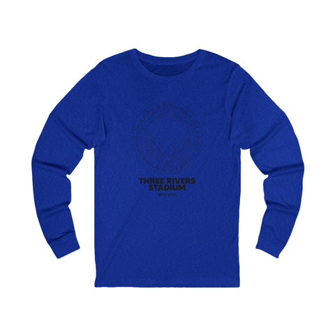 Pittsburgh Pirates Three Rivers Stadium Cotton Crew Long Sleeve T-Shirt Long Sleeve Shirt - YinzerShop