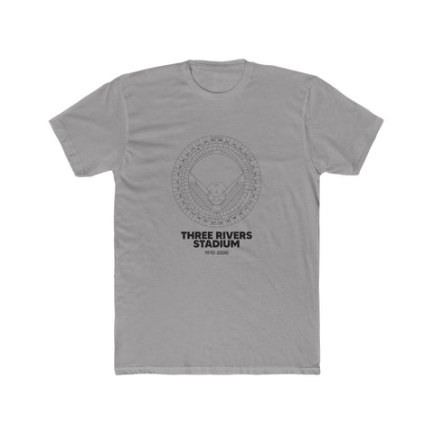 Pittsburgh Pirates Three Rivers Stadium Cotton Crew T-Shirt T-Shirt - YinzerShop