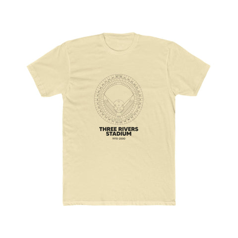 Pittsburgh Pirates Three Rivers Stadium Cotton Crew T-Shirt T-Shirt - YinzerShop