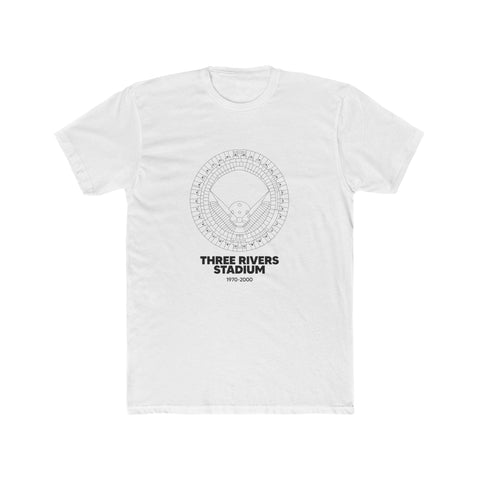 Pittsburgh Pirates Three Rivers Stadium Cotton Crew T-Shirt T-Shirt - YinzerShop