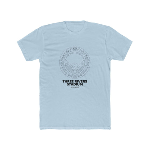 Pittsburgh Pirates Three Rivers Stadium Cotton Crew T-Shirt T-Shirt - YinzerShop