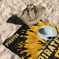 Pittsburgh Pirates Tie-Dye Beach Towel - 30" x 60" Beach Towel - YinzerShop