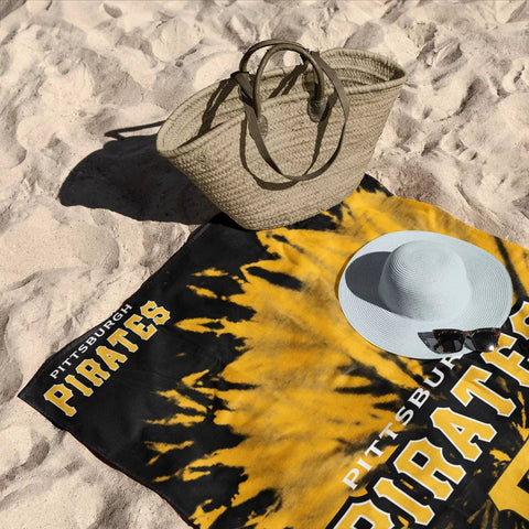 Pittsburgh Pirates Tie-Dye Beach Towel - 30" x 60" Beach Towel - YinzerShop