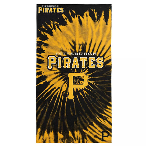 Pittsburgh Pirates Tie-Dye Beach Towel - 30" x 60" Beach Towel - YinzerShop