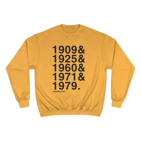 Pittsburgh Pirates World Series Ampersand - Champion Crewneck Sweatshirt Sweatshirt - YinzerShop