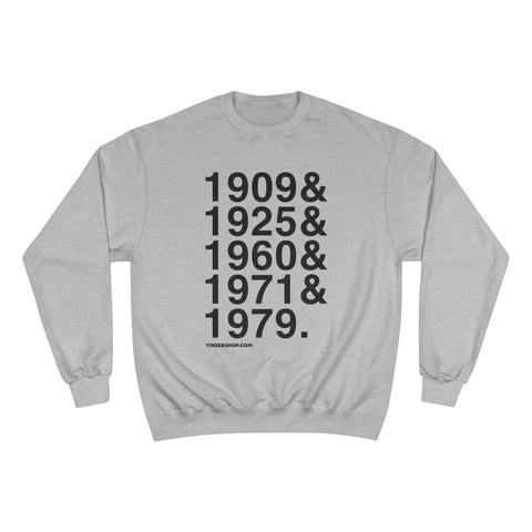 Pittsburgh Pirates World Series Ampersand - Champion Crewneck Sweatshirt Sweatshirt - YinzerShop