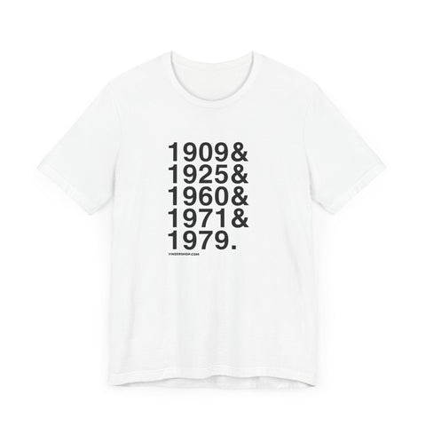 Pittsburgh Pirates World Series Ampersand - Short Sleeve Tee T-Shirt - YinzerShop